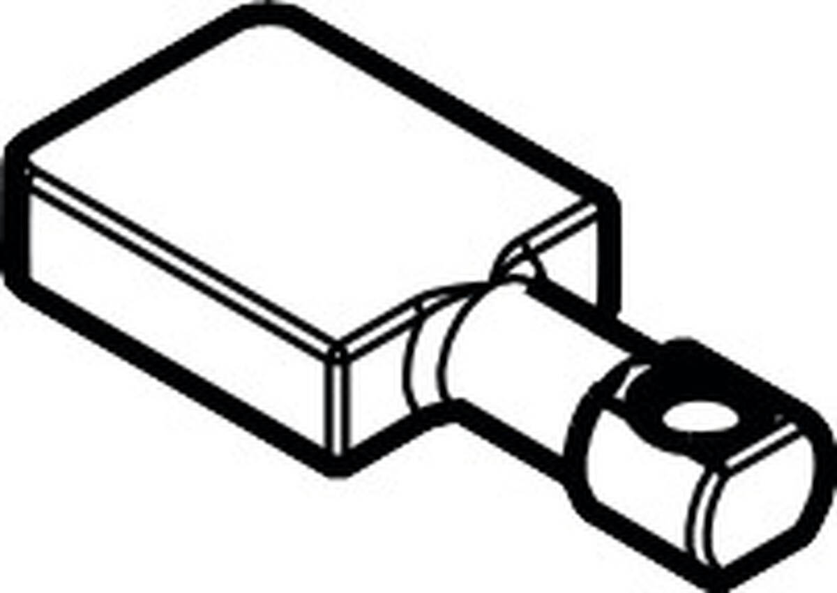 HANSGROHE Knoflík #92197950 - kartáčovaná mosaz