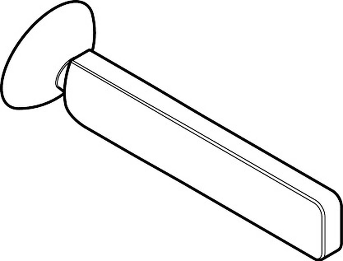 HANSGROHE Rukojeť #92335950 - kartáčovaná mosaz
