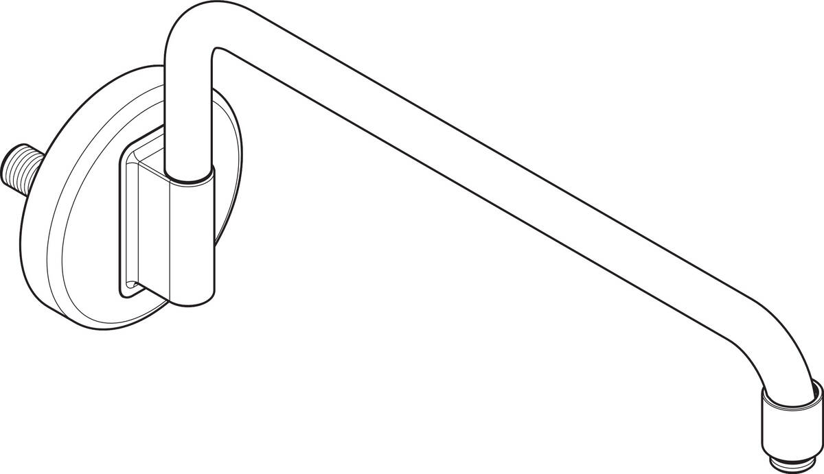 HANSGROHE Sprchové rameno cpl. #92318950 - kartáčovaná mosaz