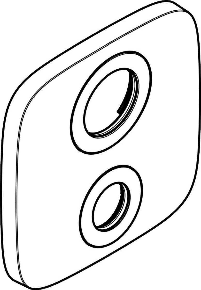 HANSGROHE Rozeta pro výměnné spoje #92564000 - Chrom