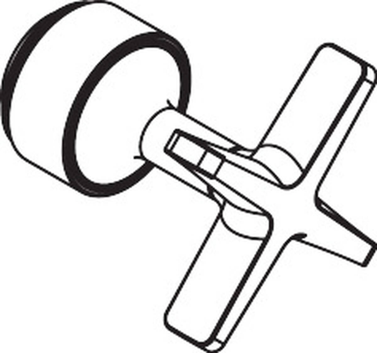 HANSGROHE Rukojeť #92343820 - kartáčovaný nikl