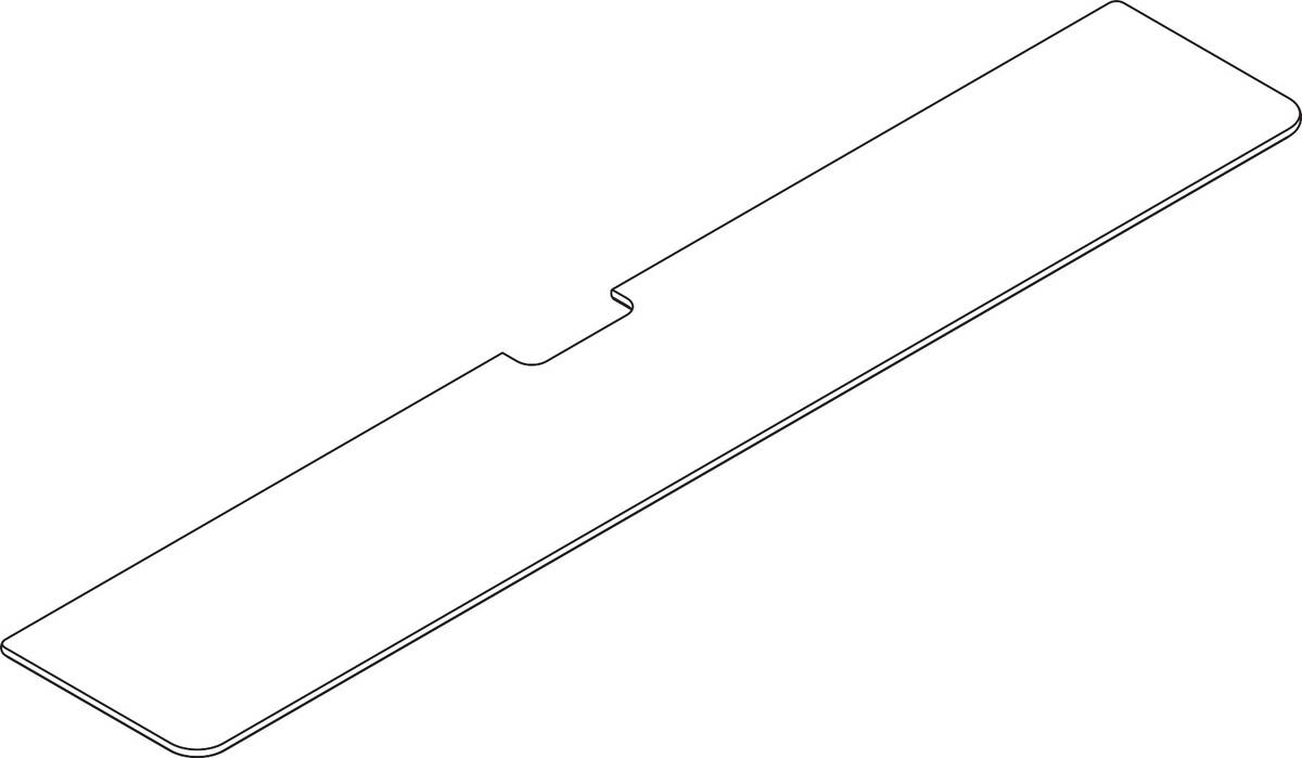 HANSGROHE Skleněná police #92677000