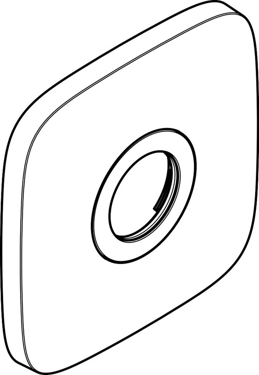 HANSGROHE Rozeta 155 / 155 mm #92274000 - Chrom