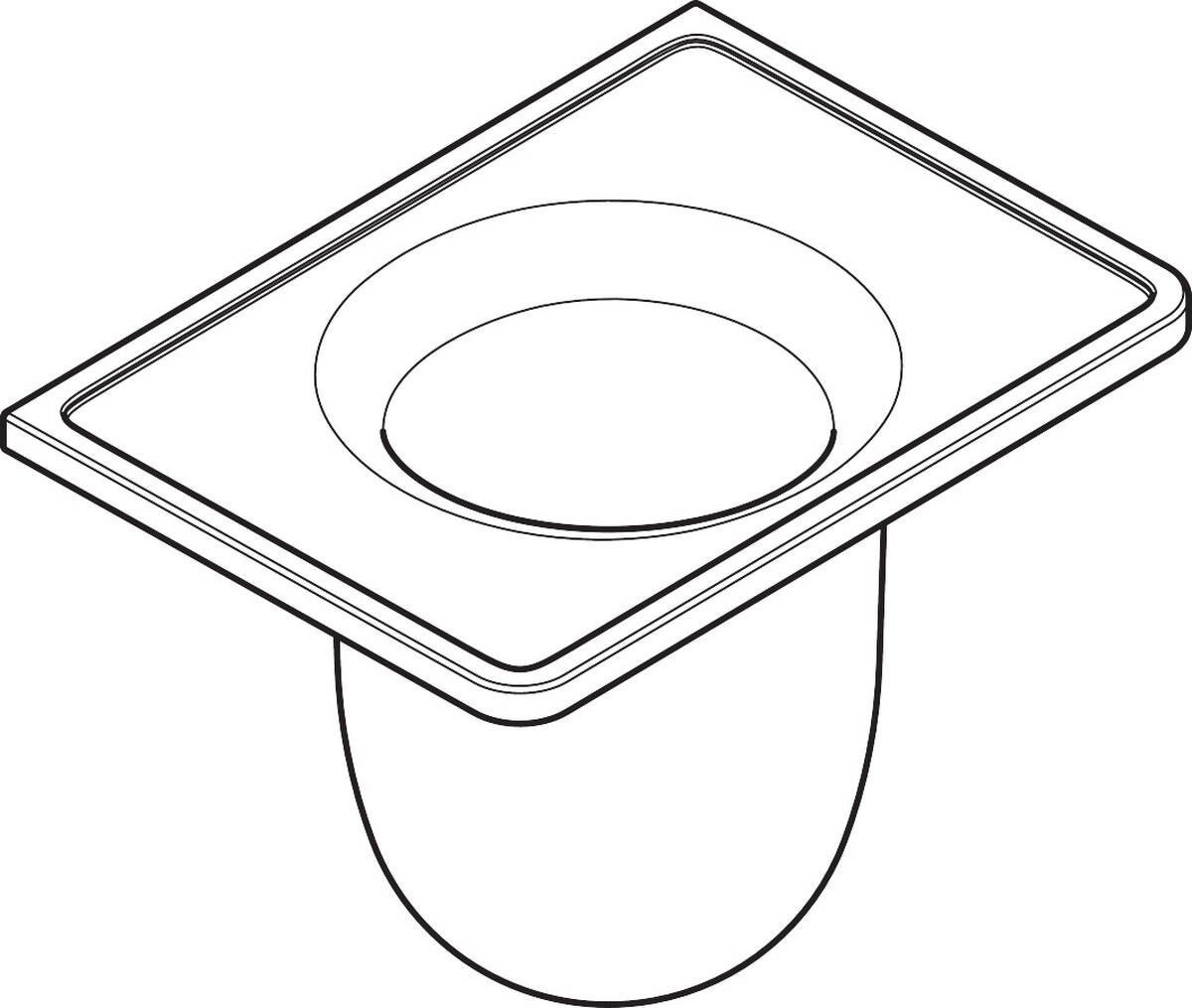 HANSGROHE kalíšek pod WC kartáče #92438000