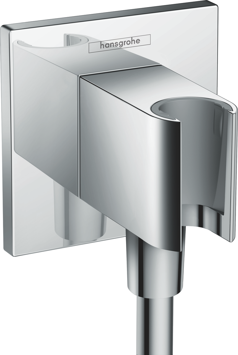 HANSGROHE Čtyřhran FixFit pro připojení na stěnu s držákem sprchy #26486000