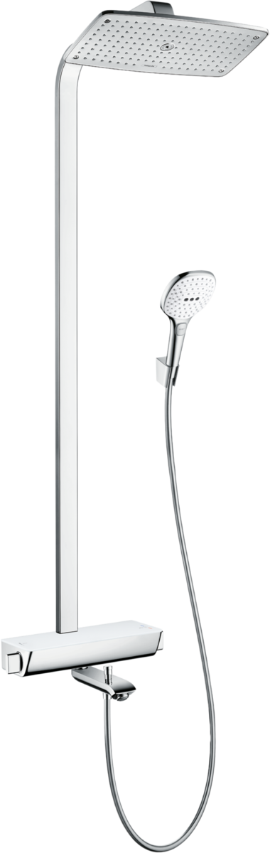 HANSGROHE Raindance E Showerpipe 360 1jet s vanovým termostatem #27113400 - bílá/chrom