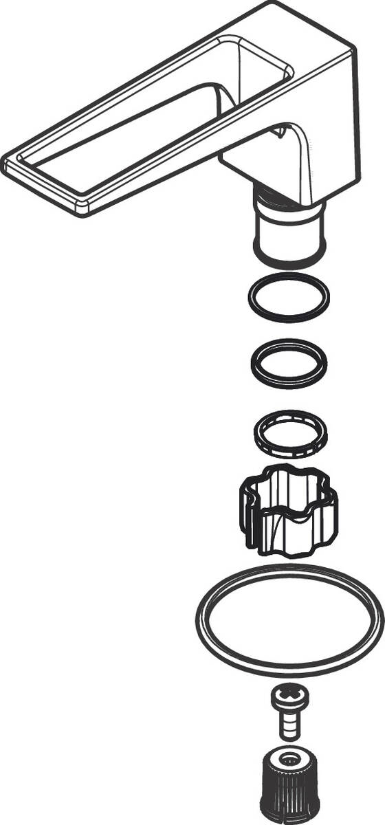 HANSGROHE Rukojeť na straně studené vody #92919000 - Chrom