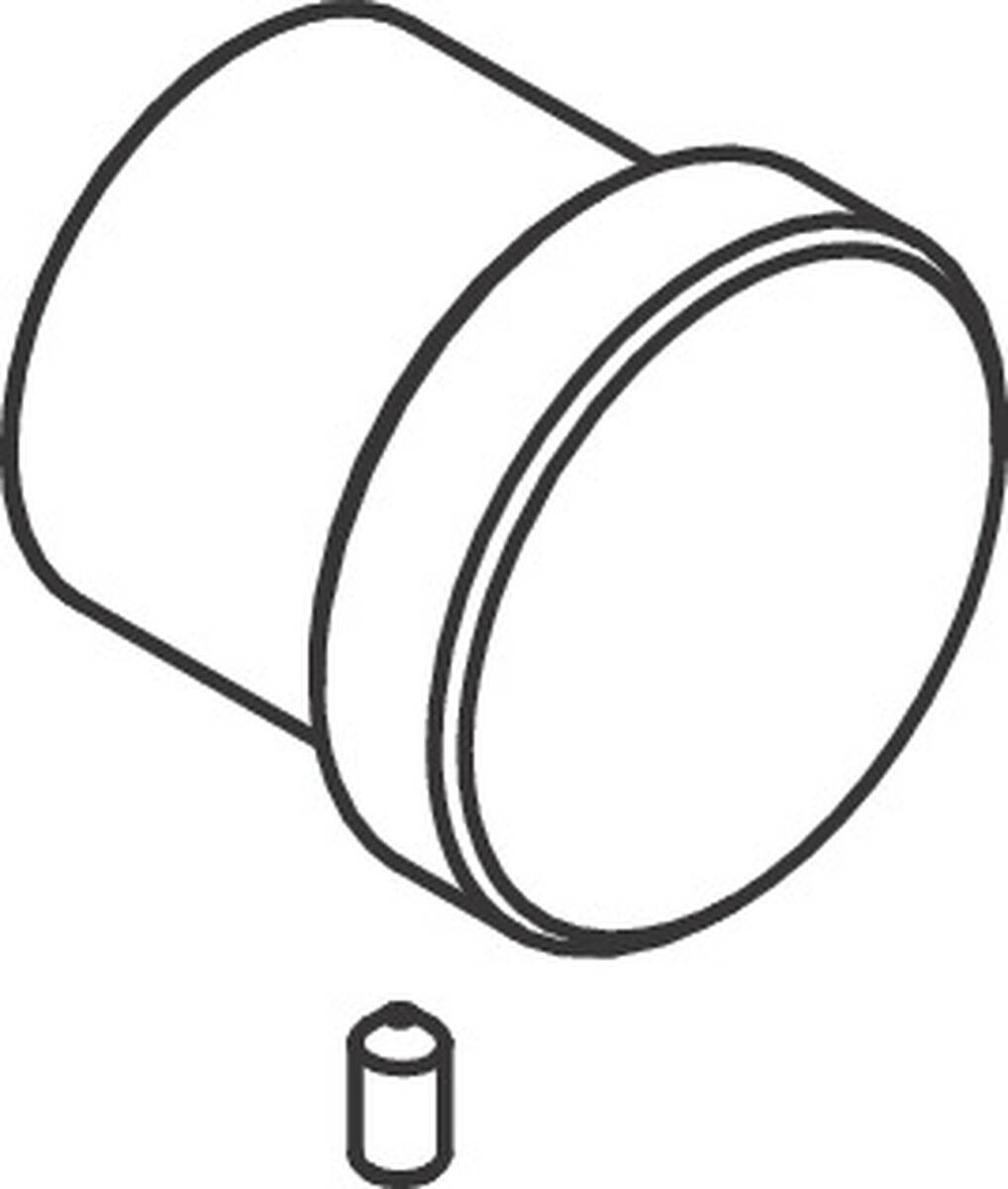 HANSGROHE Knoflík #93566000 - Chrom