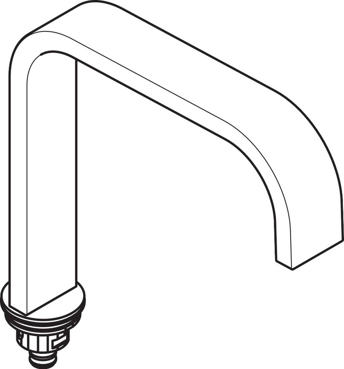 HANSGROHE výtok 165 mm #93084140