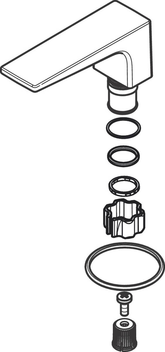 HANSGROHE rukojeť pro teplou vodu #92916140
