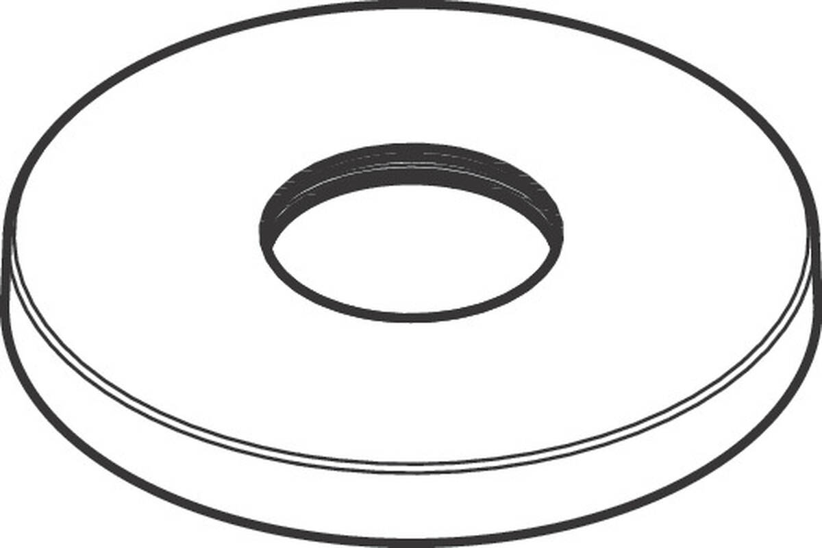HANSGROHE Rozeta #94038800 - Nerezová ocel Optika