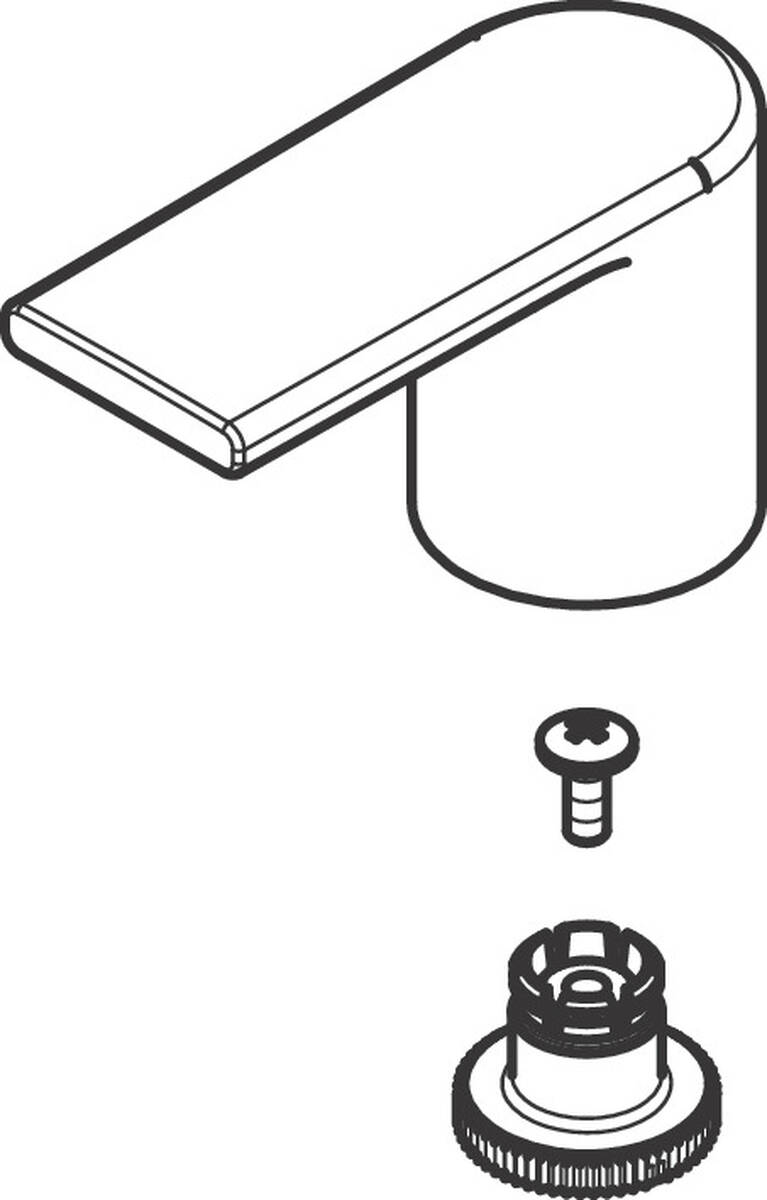 HANSGROHE rukojeť pro teplou vodu #93702000
