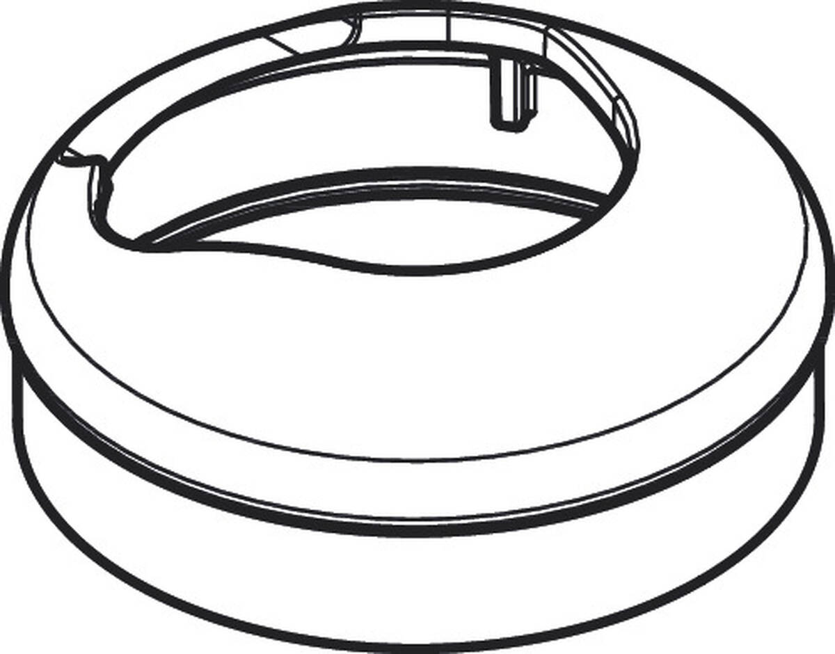 HANSGROHE Rozeta #94027800 - Nerezová ocel Optika