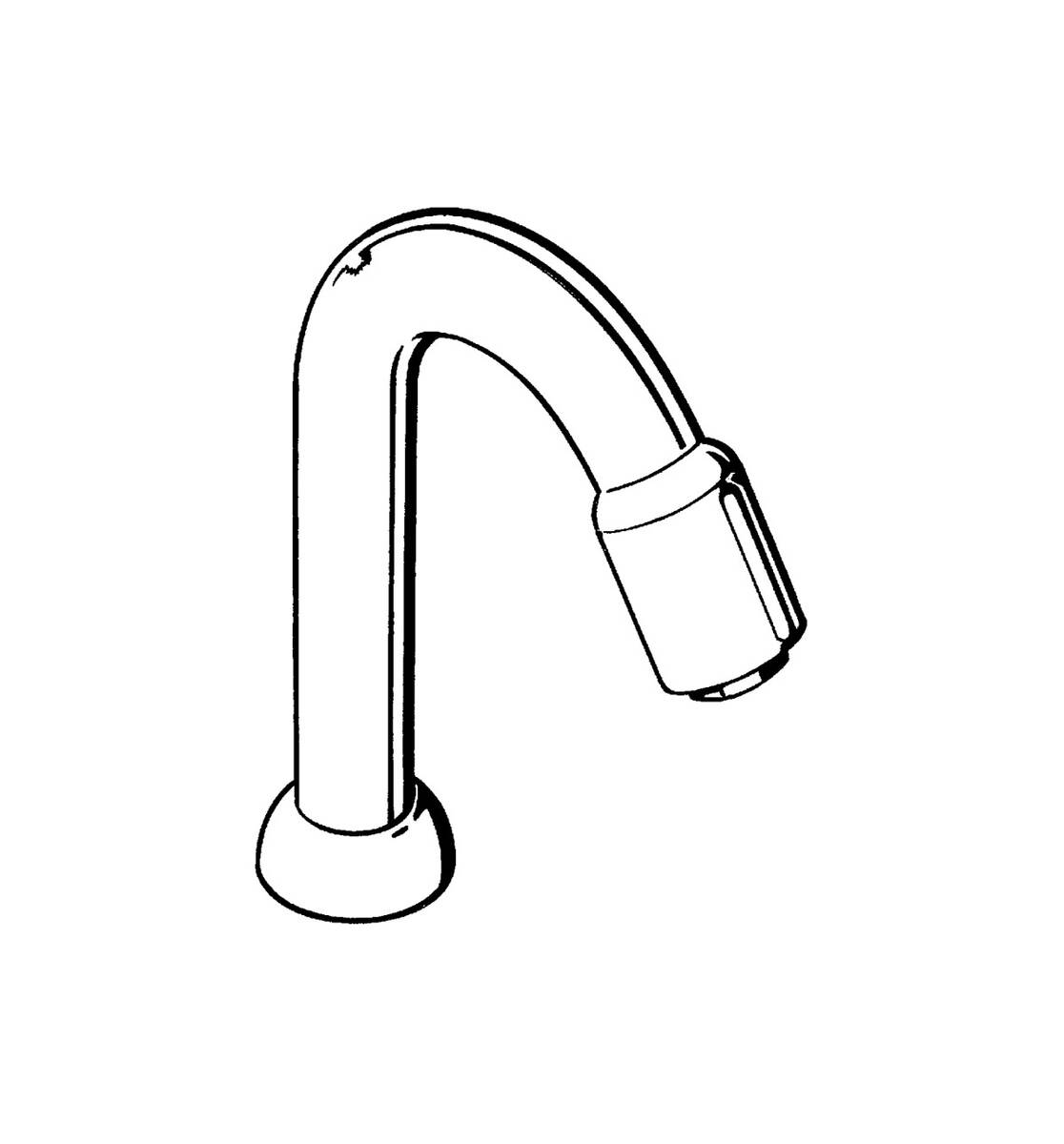 HANSGROHE Sloupový ventil bez výsuvného odpadu #13130000