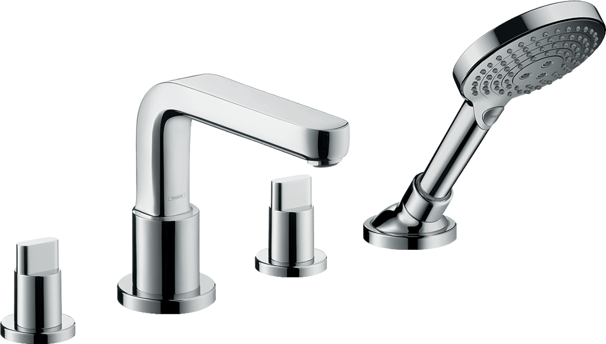 HANSGROHE Metris S 4-otvorová vanová okrajová baterie s výtokem 17,1 cm #31446000