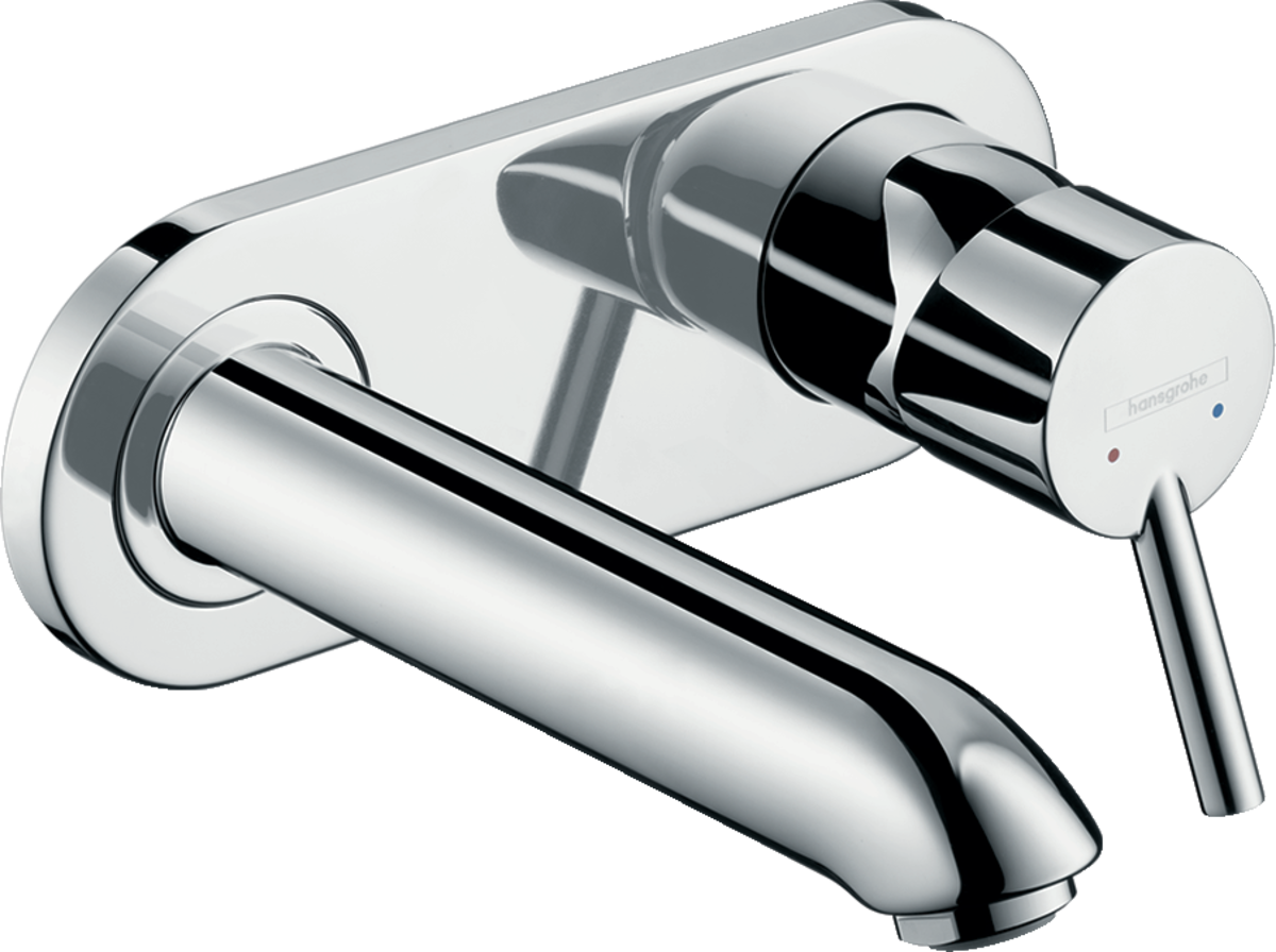 HANSGROHE Podomítková jednopáková umyvadlová baterie Talis pro montáž na stěnu s výtokem 16,5 cm #31618000