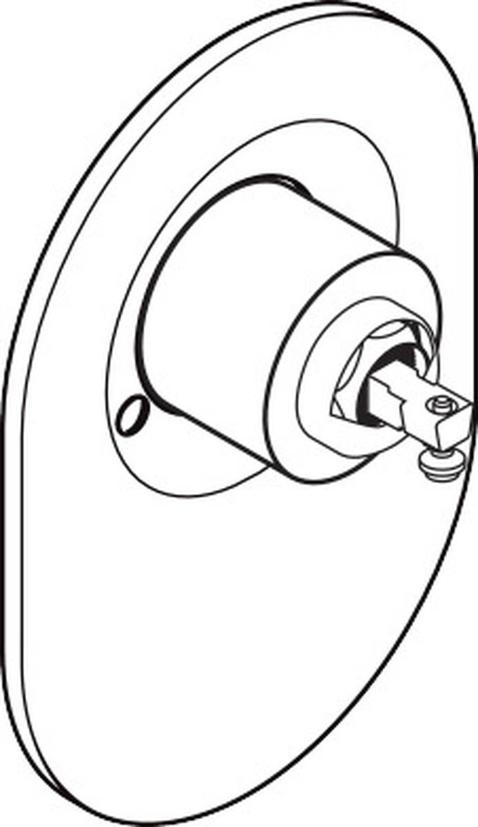 HANSGROHE Přestavbová sada pro sprchovou baterii (kulová baterie -> keramická kartuše) #96384000 - Chrom