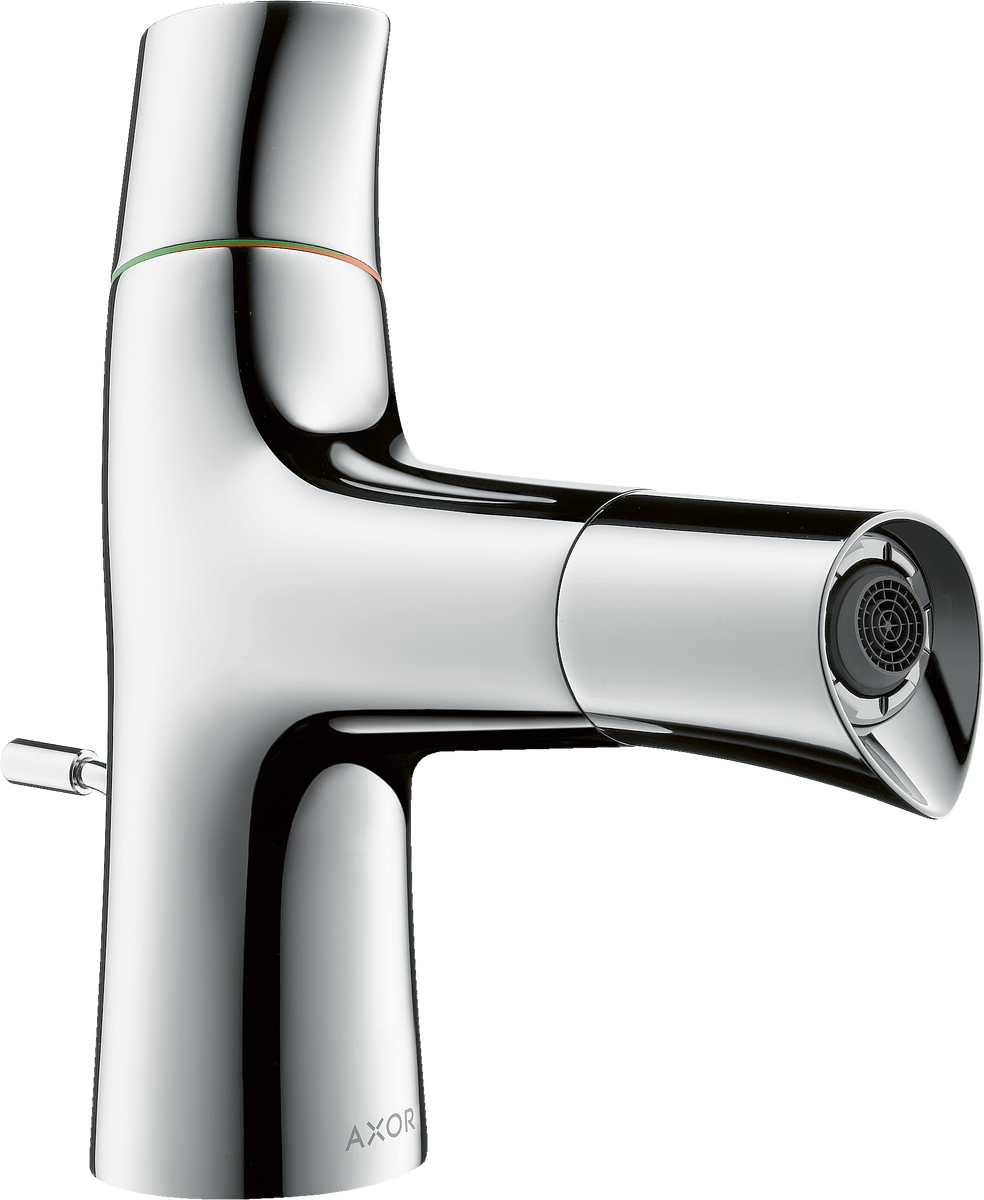 HANSGROHE AXOR Starck Organic 2-ruční bidetová baterie s výsuvným odpadem #12210000