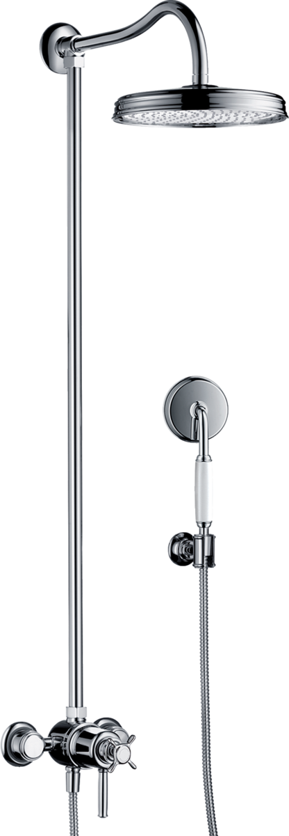 HANSGROHE AXOR Montreux Showerpipe s termostatem a horní sprchou 1jet #16570000