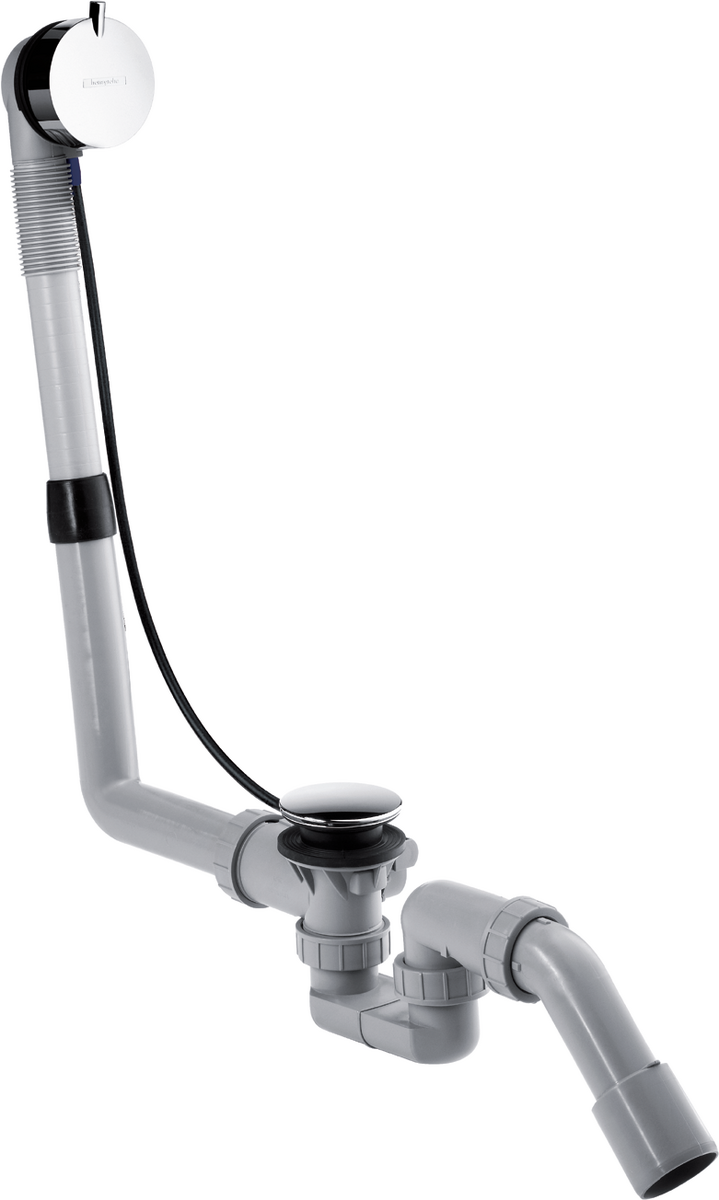 HANSGROHE Sada vanového odpadu a přepadu Flexaplus S G 1 ½ kompletní sada s pevnou přepadovou trubkou #58155000