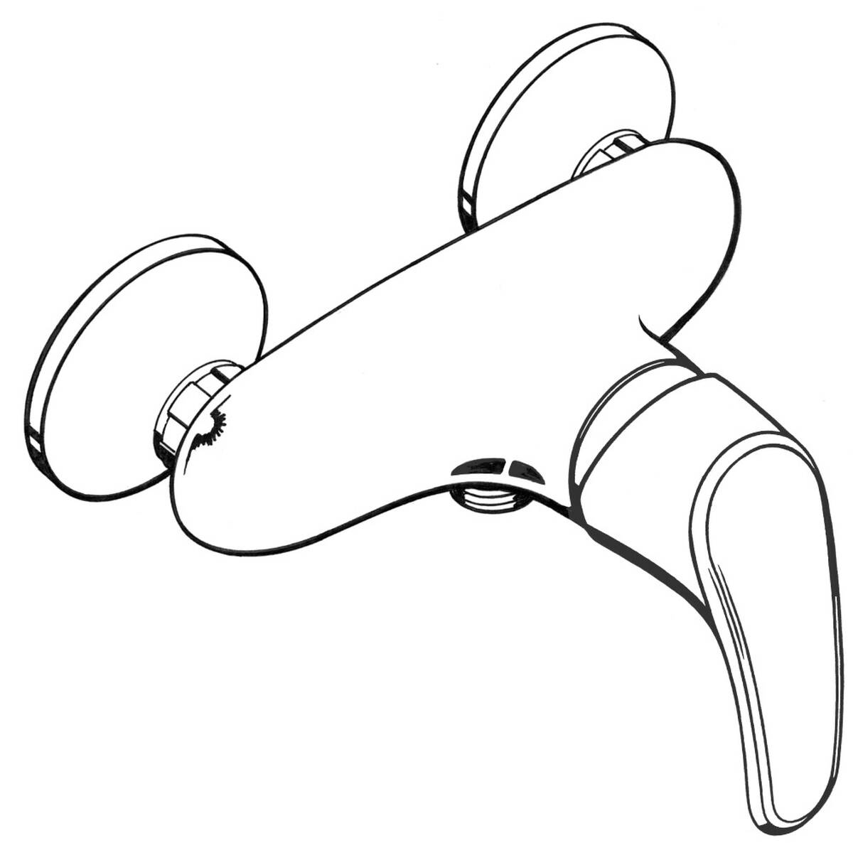 HANSGROHE Jednopáková sprchová baterie Avista #31768000