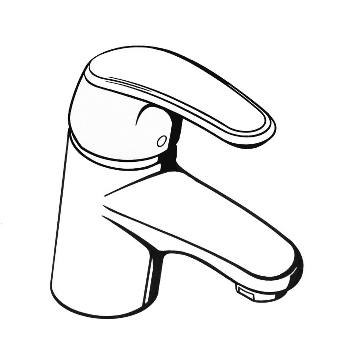 HANSGROHE Jednopáková umyvadlová baterie Avista 50 s výsuvným odpadem #31708000