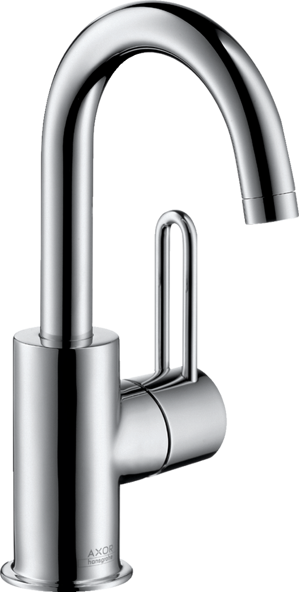 HANSGROHE Jednopáková umyvadlová baterie AXOR Uno² 160 s výsuvným odpadem a otočnou výtokovou trubicí 360° pro umyvadla #38035000