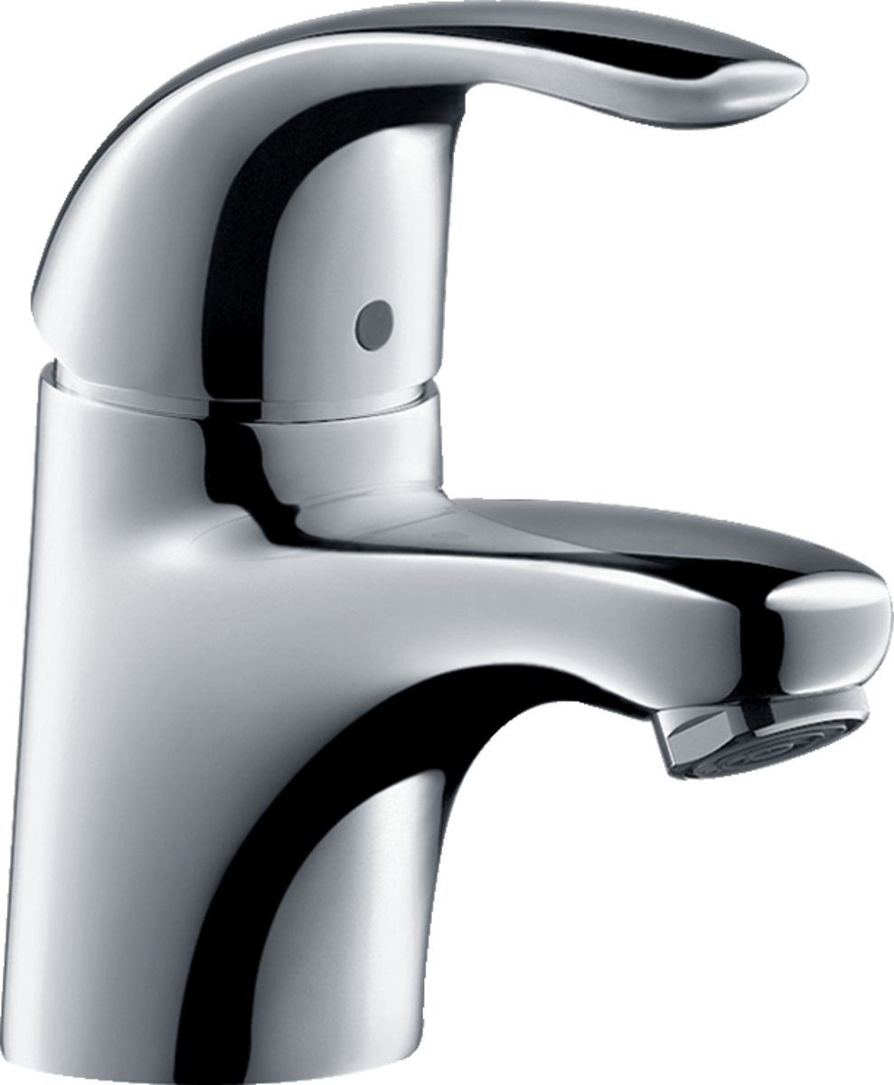 HANSGROHE Jednopáková umyvadlová baterie Focus E bez výsuvného odpadu s PEX zásuvnými hadicemi DN15 #31714000