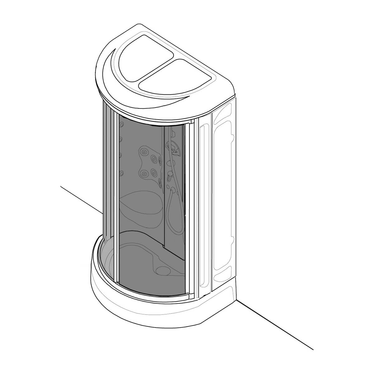 HANSGROHE Aquafun 140 DeLuxe #21124000