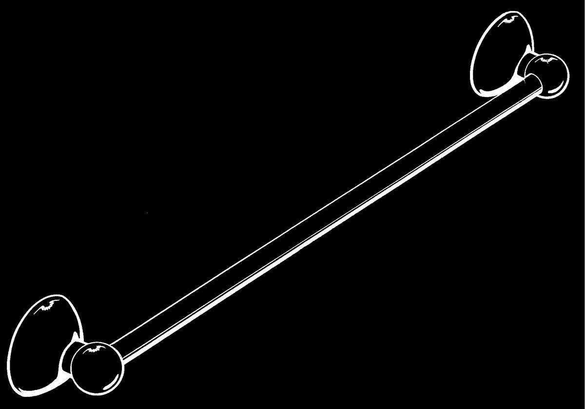 HANSGROHE Držák ručníků AXOR Terrano 800 mm #41380000