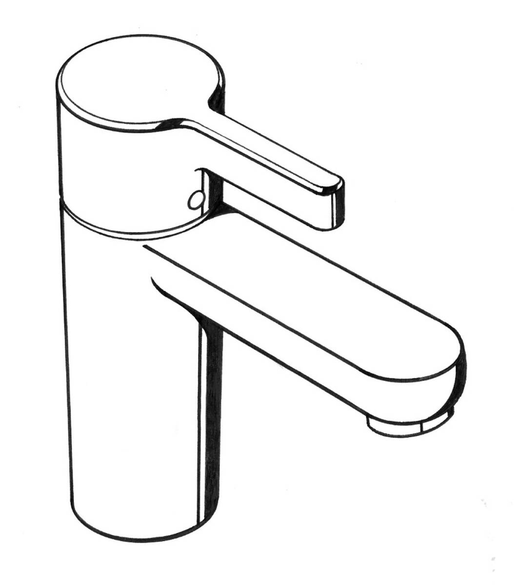 HANSGROHE Jednopáková umyvadlová baterie Metris S DN 15 s přípojkami G ⅜ #31061000