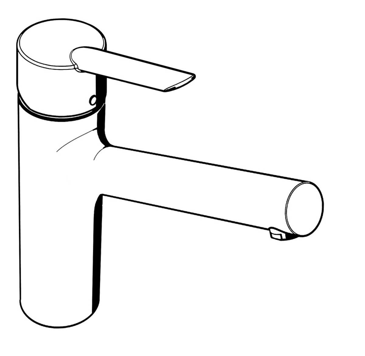 HANSGROHE Talis M52 jednopáková kuchyňská baterie 170, 1 tryska #32851800