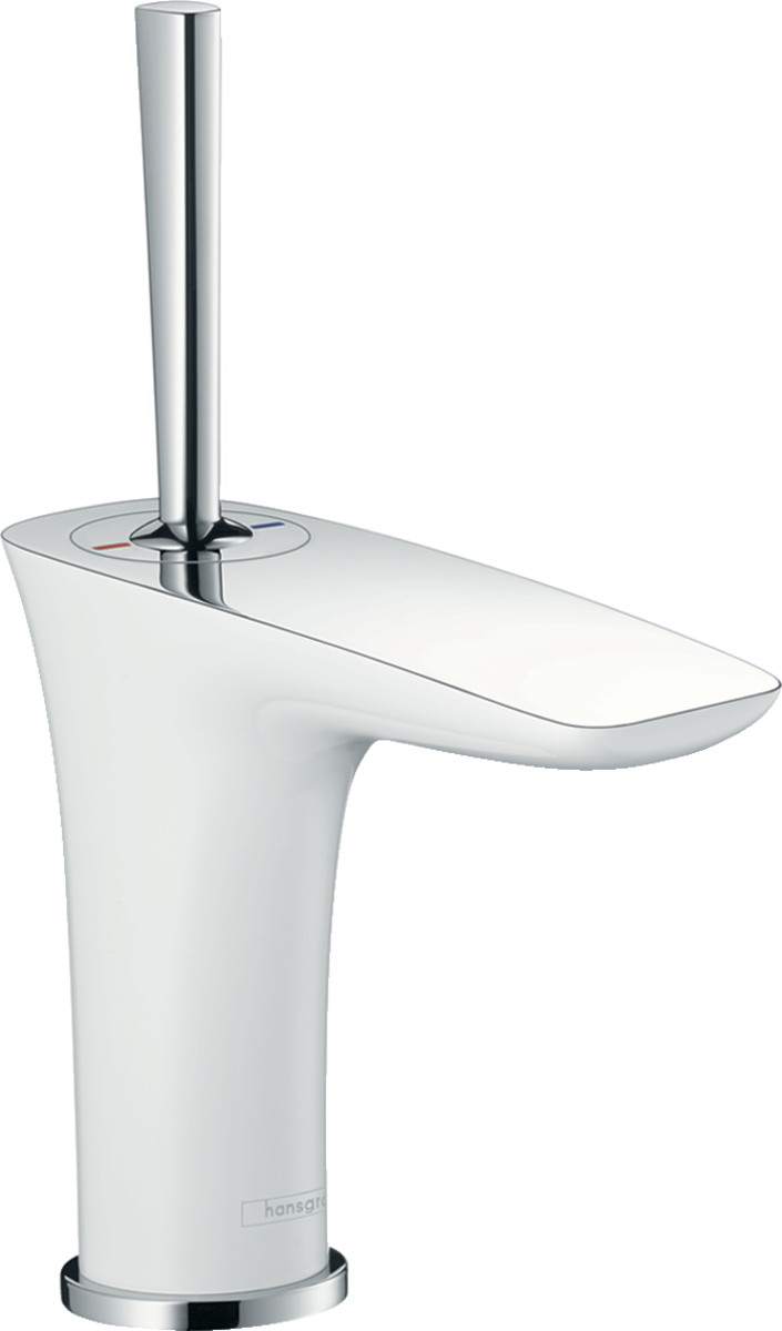 HANSGROHE Jednopáková umyvadlová baterie PuraVida 100 pro umyvadlo s push-open výsuvným odpadem #15075400