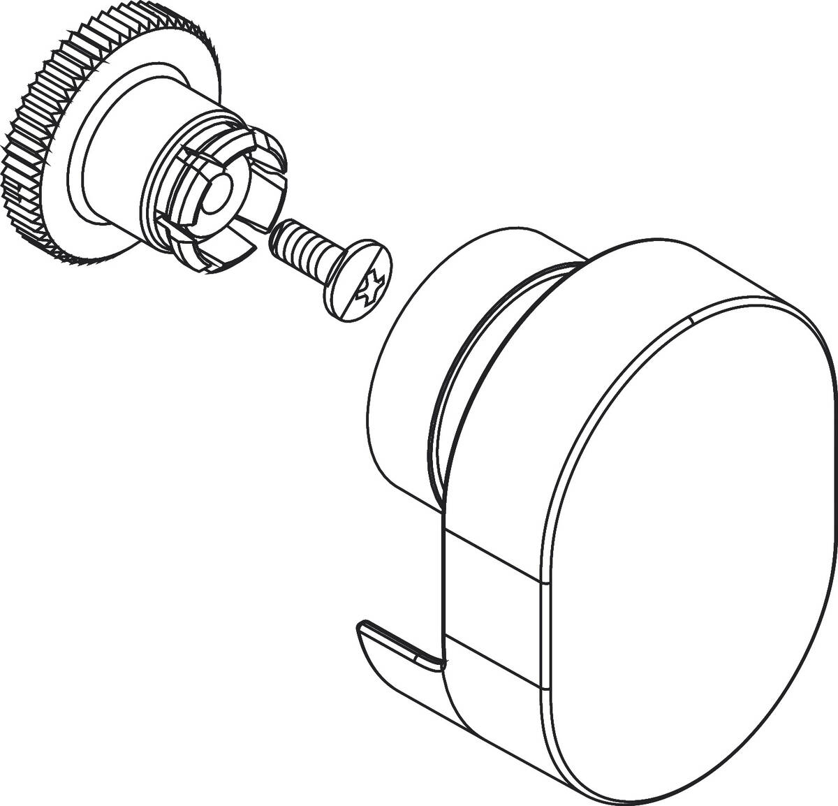 HANSGROHE Rukojeť #94564700 - matná bílá
