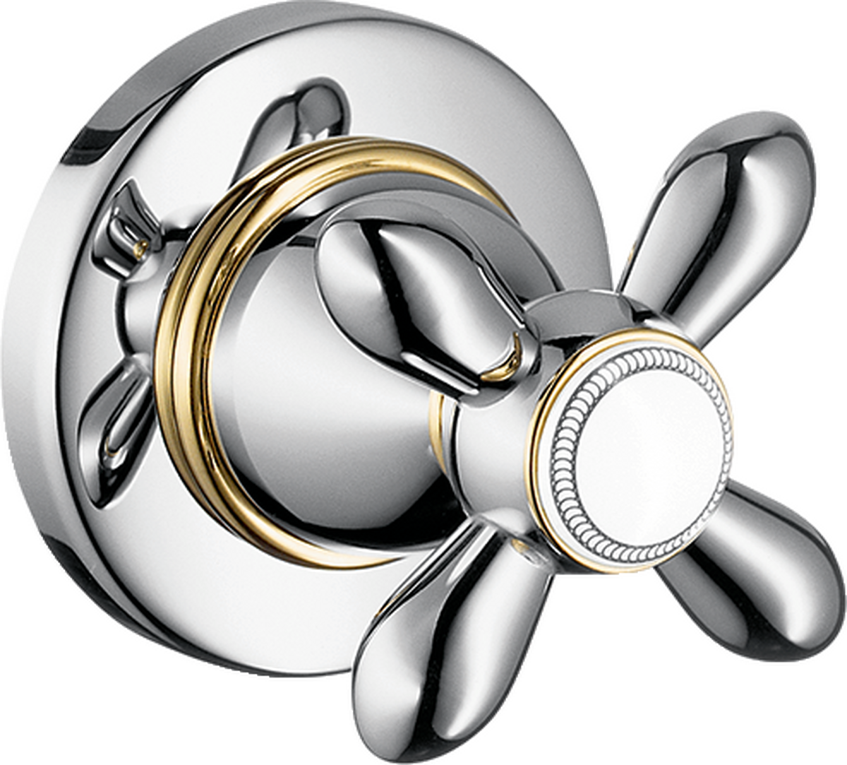 HANSGROHE Skrytý uzavírací ventil AXOR Carlton s křížovou rukojetí #17965000