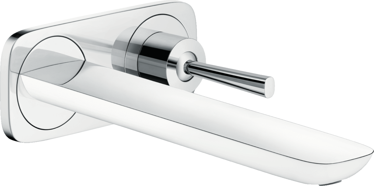 HANSGROHE PuraVida podomítková jednopáková umyvadlová baterie pro montáž na stěnu s výtokem 22,5 cm #15085400