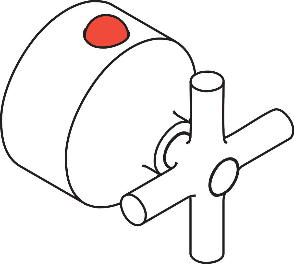 HANSGROHE Rukojeť termostatu #37994000 - chrom