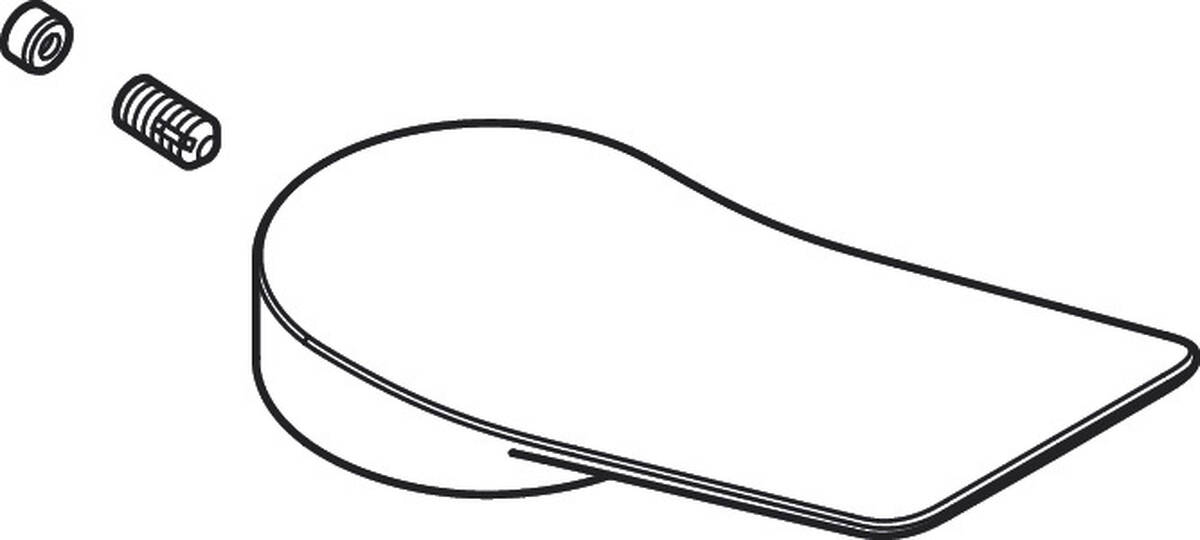 HANSGROHE ND rukojeť #94277700 - bílá mat