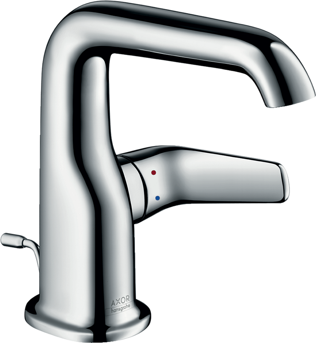 HANSGROHE Jednopáková umyvadlová baterie AXOR Bouroullec 140 s výsuvným odpadem pro umyvadlo na ruku #19013000