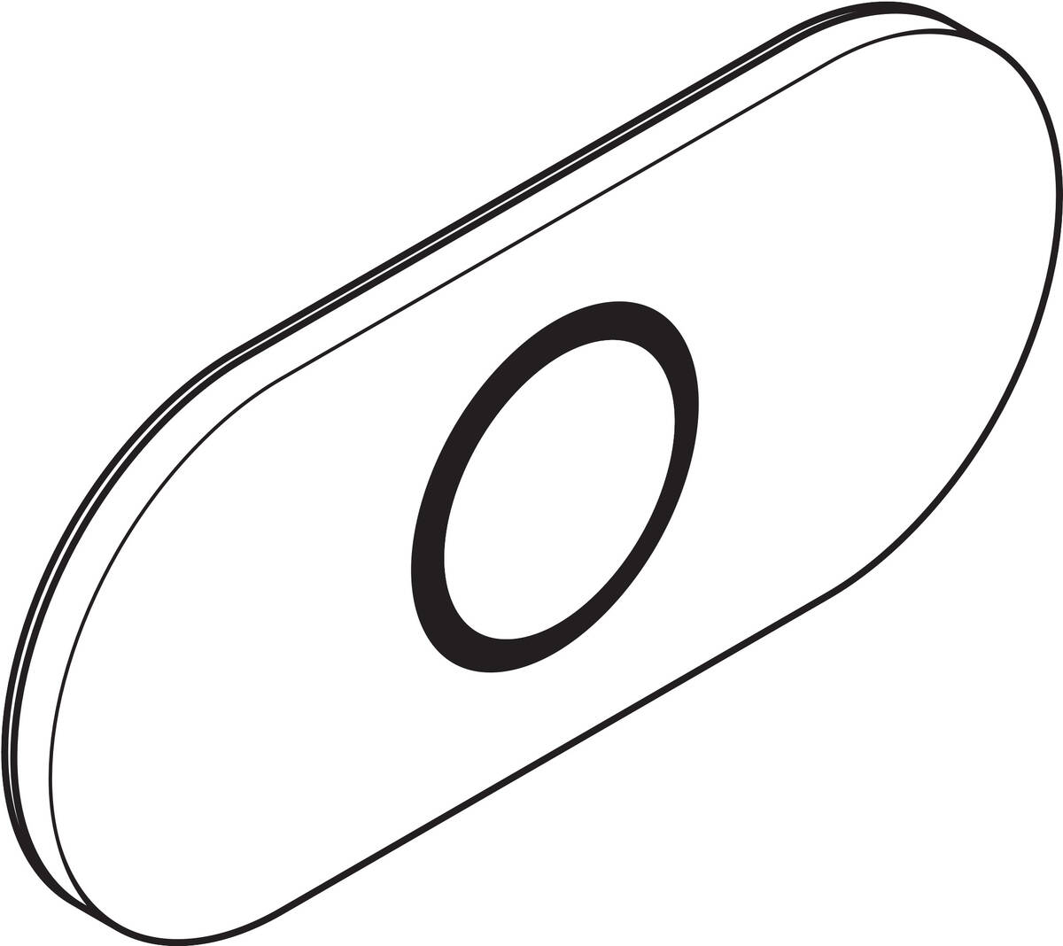 HANSGROHE HG rozeta se saténovým povrchem #95028000