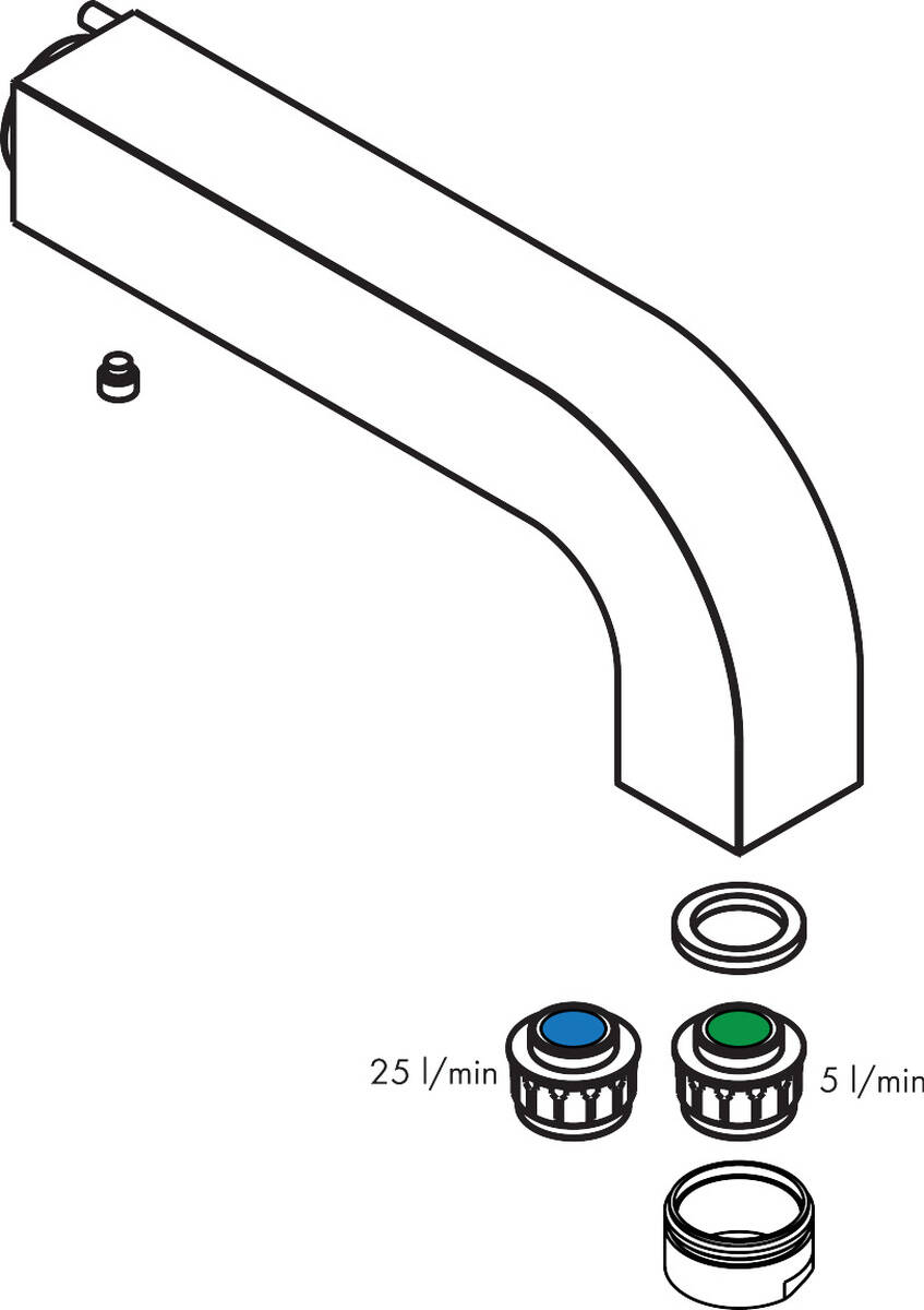 HANSGROHE výtok 160 mm #97238000