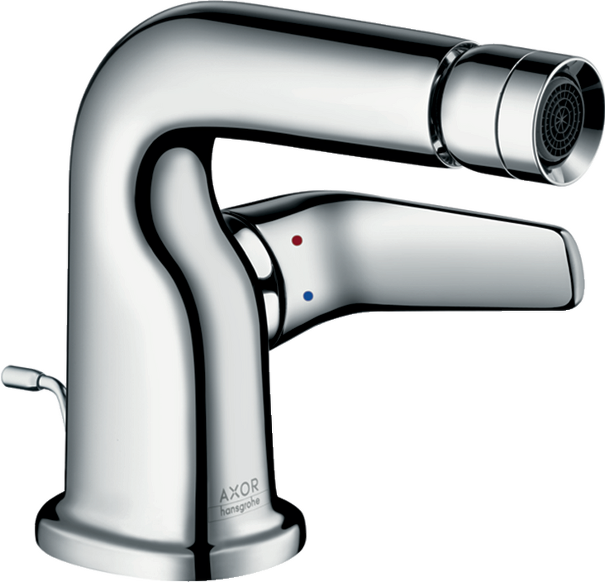 HANSGROHE Jednopáková bidetová baterie AXOR Bouroullec s výsuvným odpadem #19210000