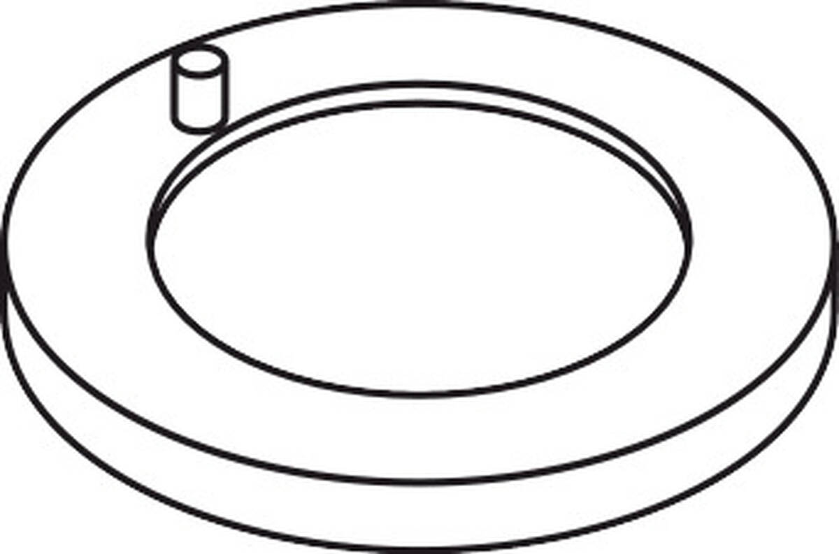 HANSGROHE Rozeta pro výtok #95023000 - Chrom