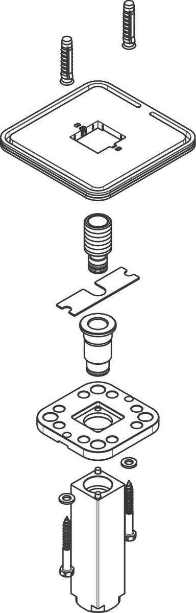 HANSGROHE Sprchové rameno #95887310 - Kartáčované červené zlato