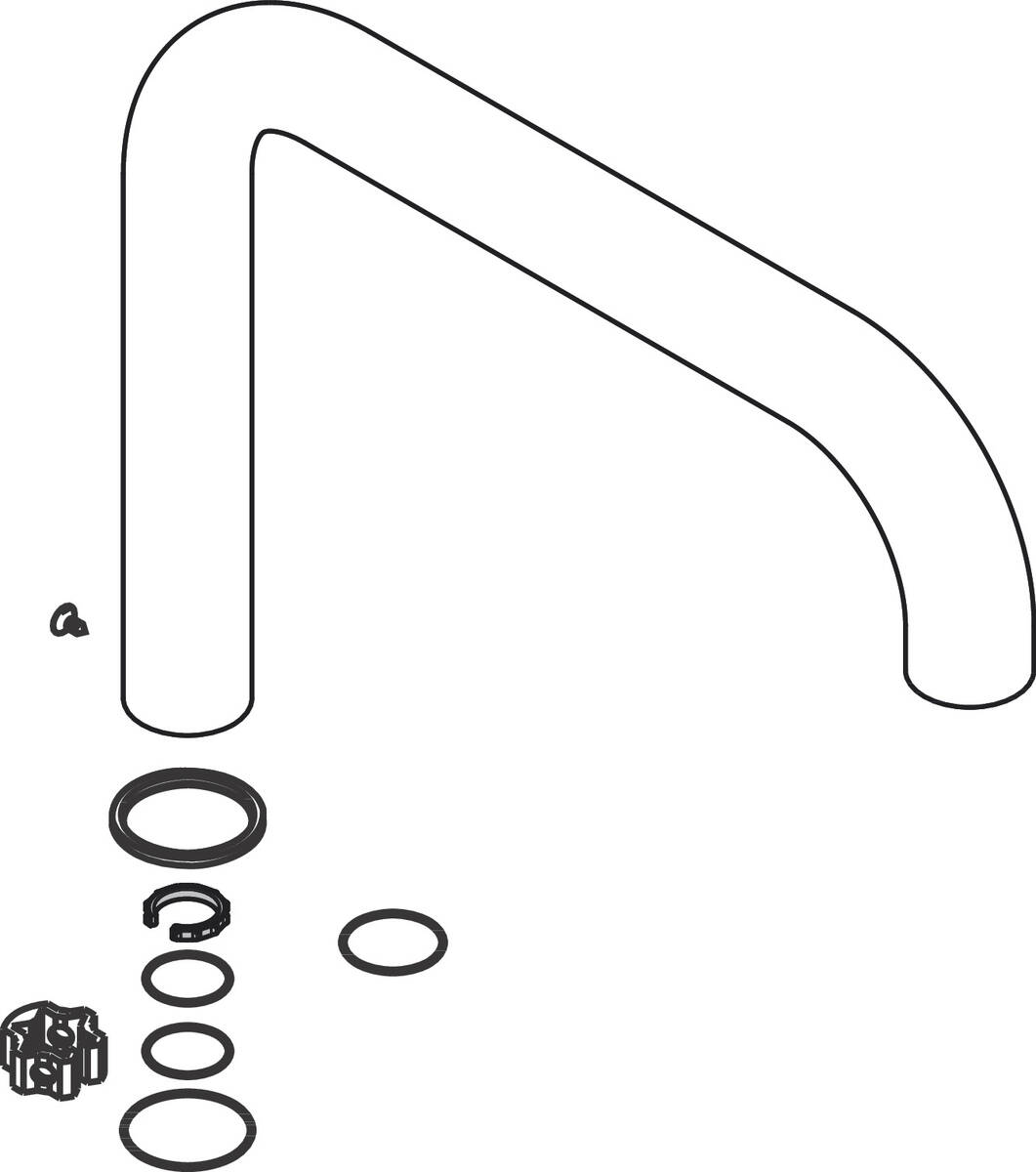 HANSGROHE Výlevka cpl. #96514000 - Chrom