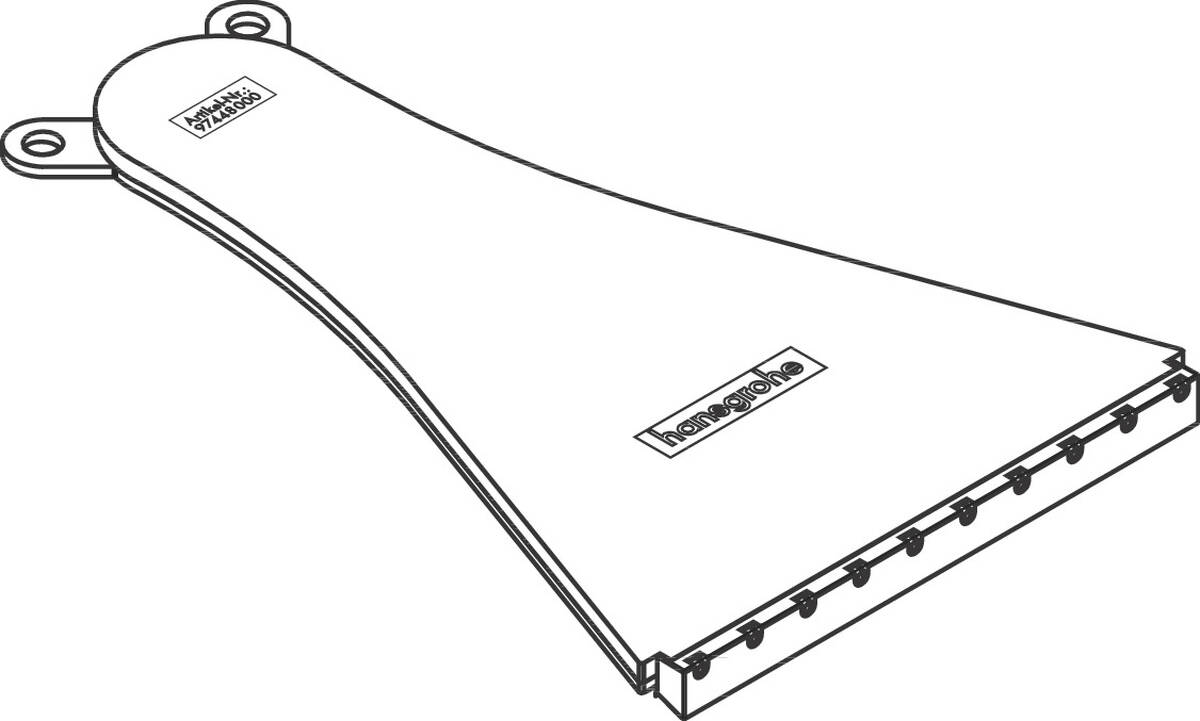 HANSGROHE Bývalý paprsek #97448000
