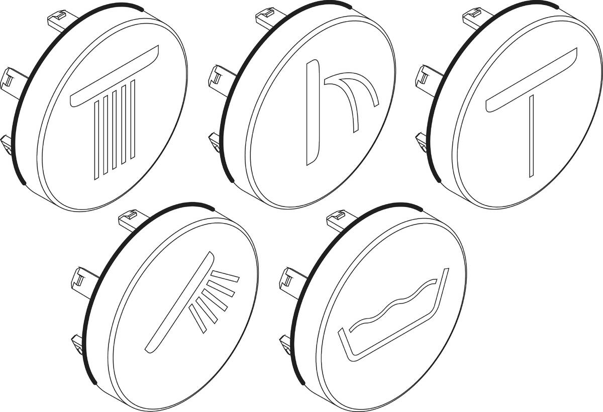 HANSGROHE sada symbolů #98367000