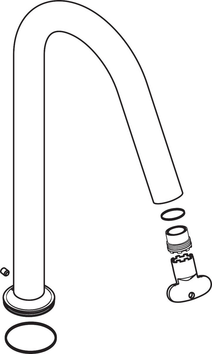 HANSGROHE Výlevka cpl. #98928000 - Chrom