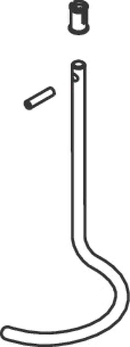 HANSGROHE Háček na hadici #98562000 - chrom