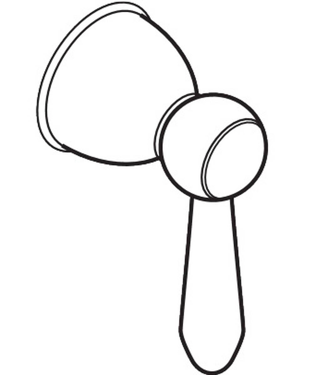 HANSGROHE Rukojeť #17294150 - chrom/dřevo